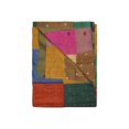 thumbnail image 1 of KANTHA SILK THROW BLANKET 50"X70", 1 of 1