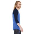 thumbnail image 3 of 5050 Raglan T-Shirt Manches Trois-Quarts, XS, Bruyère Bleu Marine, 3 of 3