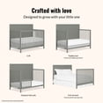 thumbnail image 3 of Dream On Me Dillian 5-in-1 Convertible Crib, Seagrass, 3 of 10