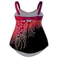 thumbnail image 5 of Maillot de Bain Grande Taille pour Femmes Couleur Contrastée Sans Manches, 5 of 5