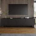 thumbnail image 4 of DAJU Meubles de Télé, Portes Structurées en Forme de Vague, avec Couches, Meuble Télé avec Pattes Robustes, 4 of 12