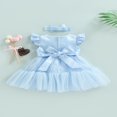 thumbnail image 4 of Little Girls Sweet Style Dress  Mesh Splicing Princess Skirt, 4 of 9