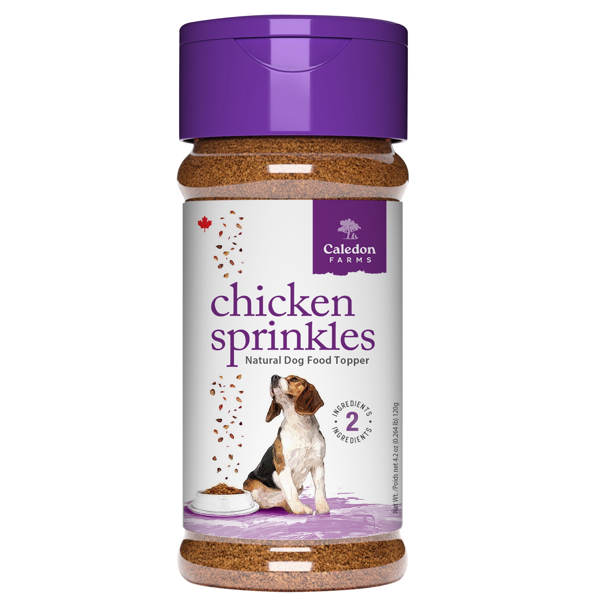 Caledon Farms Chicken Sprinkles Natural Dog Food Topper 120 grams