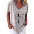 thumbnail image 1 of Birdeem T-Shirt à Manches Courtes Imprimé pour Femmes, 1 of 1