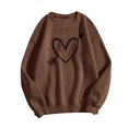 thumbnail image 1 of EQWLJWE Chemisiers d'Été à Manches Longues Mode pour Femmes Imprimé Décontracté T-Shirt à Manches Longues à Col Rond Hauts Vêtements d'Automne pour Femmes, 1 of 3