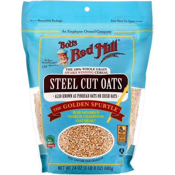 Bobs Red Mill Oats Steel Cut Gf, Case of 4 X 24 Oz