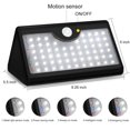 thumbnail image 4 of Motion Sensor Outdoor Lights Battery Powered Bright Solar Power Light Motion Sensor Garden Outdoor Security Wall 60 Led Solar Sensor Lights Outdoor Motion Detection, 4 of 9
