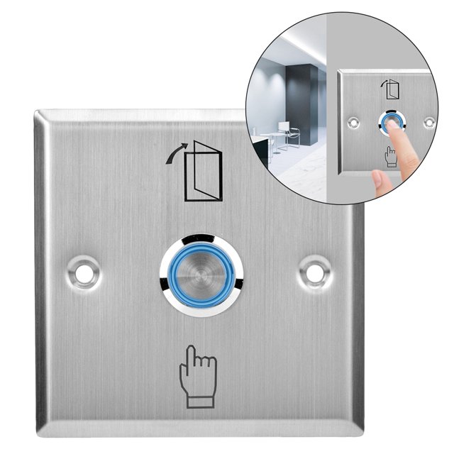 Bouton de Sortie, NO/NC/COM Bouton de Porte de Sécurité, pour Porte