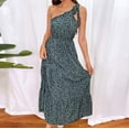 thumbnail image 2 of Pompotops Fashion Womens Rounk Neck Solid Summer Bandag Short Sleeve Pants Jumpsuit, 2 of 9