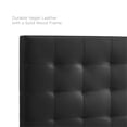 thumbnail image 5 of Pemberly Row Tête de Lit Capitonnée Pleine/grande en Similicuir Noir, 5 of 5