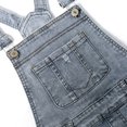 thumbnail image 4 of KIDSCOOL SPACE Little Girls Boys Jeans,Elastic Band Inside Ripped Straight Fit Stretchy Soft Denim Pants,Deep Blue,5-6 Years, 4 of 7