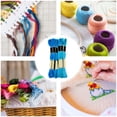 thumbnail image 3 of XYAIYT Premium 8.7 Yard Embroidery Thread Set for Crafting 6 Skeins for Knitting,Sewing,DIY Projects Ideal for Beginners Experts Alike, 3 of 4