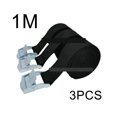 thumbnail image 2 of 3pcs 1 Meter Cargo Straps with Metal Buckle - Quick Release Lashing Tie-Down Belt for Car Roof Rack, Motorcycle, Bicycle, Tow Rope, 2 of 5