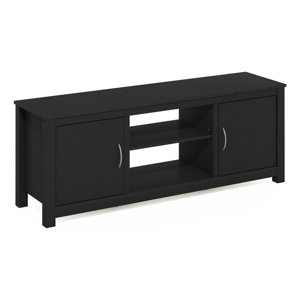 Pemberly Row Classic TV Stand with Storage for TV up to 65-inch in Americano
