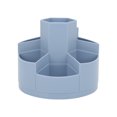 thumbnail image 2 of Porte-stylo Grande Capacité Rotation à 360 Degrés Rangement Résistant à l'Usure pour Bureau École Conception à Sept Compartiments Conception à Ouverture par Pas, 2 of 8
