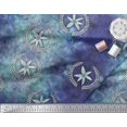 thumbnail image 2 of Soimoi Polyester Crepe Fabric Leaves,Floral & Galaxy Texture Print Fabric by The Yard 42 Inch Wide, 2 of 3