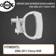 thumbnail image 3 of Interior Door Handle Front Rear Left Driver Side | for 2006-2011 Chevy HHR | Replaces# 88529, 19299614, 25812196, 3 of 5