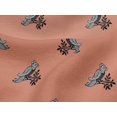 thumbnail image 4 of oneOone Viscose Jersey Fabric Bird Block Printed Fabric 1 Yard 60 Inch Wide, 4 of 5