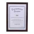 thumbnail image 2 of A4 Size Wooden Frame for /Certificate/Photo// Picture /Documents- coffee, 2 of 8