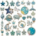 thumbnail image 2 of MesaSe 31Pcs/Set Fruit Animal Mixed Enamel Charms Pendants DIY Jewelry Making Craft, 2 of 5