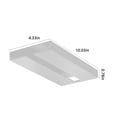 thumbnail image 3 of Kitchen Organizers and Storage Rack Wine Glass Holder Under Shelf Or Cabinet Punch-free Wine Glass Rack Plastic Stemware Rack Glassware Drying Storage Hanger For Kitchen,Bar And Rest, 3 of 8