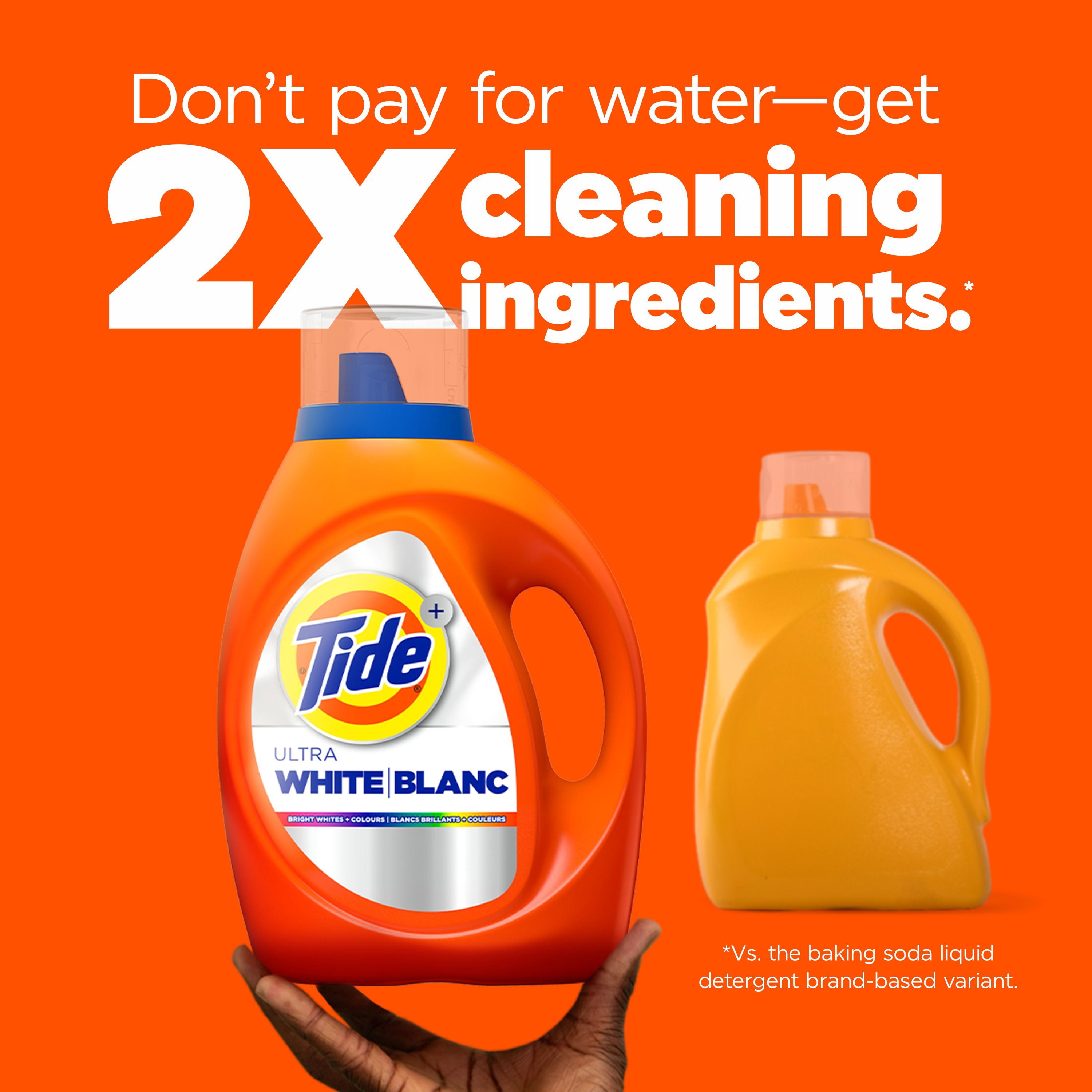 Tide Ultra White Liquid Laundry Detergent, 3.46 L, 83 Loads, Laundry Detergent Liquid for Bright Whites and Colours