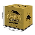 thumbnail image 2 of Graduation Card 2025 Foldable Cardboard Decorative 2025 Congratulations Graduation Card Suitable For Graduation Party Supplies Decoration 10x10 Inches, 2 of 3