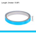 thumbnail image 2 of Unique Bargains 4 Rouleaux 0.4 Pouces x 9.8 Pieds Bande Fluorescente Phosphorescente pour Animaux, Bleu, 2 of 5