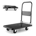 thumbnail image 1 of Costway Chariot Pousse-Pousse Pliant, Poupée, Plateforme, Diable à Main avec Roues Pivotantes à 360°, Capacité de 440 Lb, 1 of 10