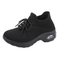 thumbnail image 1 of Fsqjgq Espadrilles pour Femmes à Lacets Chaussures de Course pour Femmes Espadrilles de Marche Confortables Chaussures Décontractées en Maille Chaussures de Travail, 1 of 9