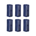 thumbnail image 1 of Unique Bargains 6pack Watch Strap Loop Fastener Rings 18mm Rubber Watch Holder Keeper Navy Blue, 1 of 6