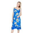 thumbnail image 5 of Hawaii Hangover Robe Sirène Hawaïenne à Volants pour Femme G Hibiscus Bleu, 5 of 5
