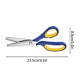 thumbnail image 2 of Sharp Kitchen Fabric Scissors - Stainless steel Heavy Duty All Purpose for Lace Scissors Stainless Steel Sawtooth Scissors Lock Scissors Tooth Cloth Scissors Dog Teeth Scissors, 2 of 4