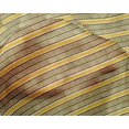 thumbnail image 4 of oneOone Silk Tabby Fabric Stripe Block Printed Fabric 1 Yard 42 Inch Wide, 4 of 4
