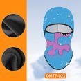 thumbnail image 5 of Riforla 2025 New Children's Ski Face Guard Riding Face Guard Cartoon 3D Cat Ski Face Face Guard with Ears Music Festivals Raves Ski Party Keep Warm Windproof Outdoor Activities Face mask Blue, 5 of 5
