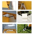 thumbnail image 4 of becaristey Tente de Toilette Portable Tente d'Intimité Automatique à Déploiement Rapide Tente de Douche Extérieure Abri de Pluie pour Toilette de Camping et Plage, 4 of 7