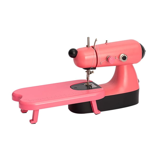 Mini Machine à Coudre Portable avec Lampe, Coupe-Fil, Table d'Extension pour la Maison. I0V0