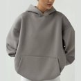 thumbnail image 1 of IMENGL Hoodies oversized sweatshirts pullover, Gray M, Size M-XL, 1 of 7