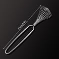 thumbnail image 3 of WHEANG Stainless Manual Egg Beater Baking Stick Kitchen Tool Spring Head Egg Beater, 3 of 9