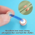 thumbnail image 2 of Strong Magnetic Buckle, Needle Free Scarf Fastener, Secure Shawl Closure, No Damage Fabric Accessory for Daily Wear, 2 of 6