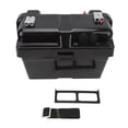 thumbnail image 2 of Smart Boat Battery Box, Voltage Indicator Circuit Breaker Dual USB Socket Marine Battery  Box 12V Reset Switch  for SUV, 2 of 7