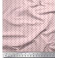 thumbnail image 1 of Soimoi Polyester Crepe Fabric Dot & Floral Small Print Fabric by The Yard 52 Inch Wide, 1 of 3