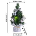 thumbnail image 3 of BKER 2023 New Artificial Mini Christmas Trees Decoration With Stable Base Suitable For Christmas Decoration Indoor Christmas Table Decorations, 3 of 4