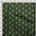 thumbnail image 3 of oneOone Viscose Jersey Fabric Ikat Style Kasuri Print Sewing Fabric BTY 60 Inch Wide, 3 of 5
