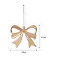 thumbnail image 4 of Fraiche Bow Ornaments 2-Pack, 4 of 7