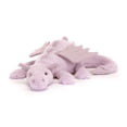 thumbnail image 1 of Jellycat Lavender Dragon Stuffed Animal, Large 19.5 inches | Mythical Plush Toy | Classic Children's Gift, 1 of 3