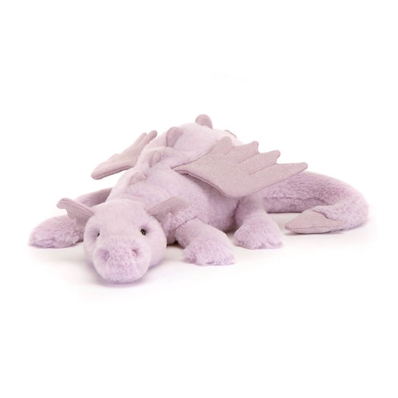 Jellycat Lavender Dragon Stuffed Animal, Large 19.5 inches | Mythical Plush Toy | Classic Children's Gift