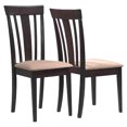 thumbnail image 3 of Monarch Specialties Inc Monarch Specialities Logan Brown Solid Wood  Side Chairs, 3 of 3