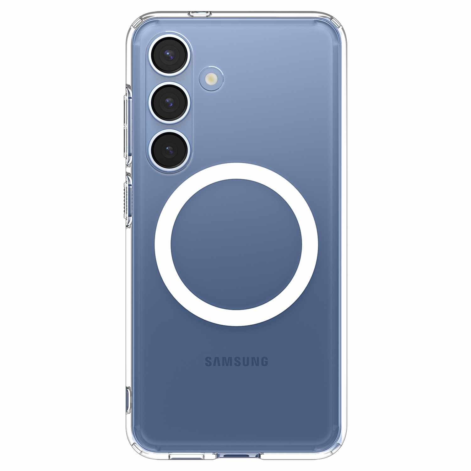 Spigen Étui Crystal Flex Magfit Transparent comme du Cristal pour Samsung Galaxy S25
