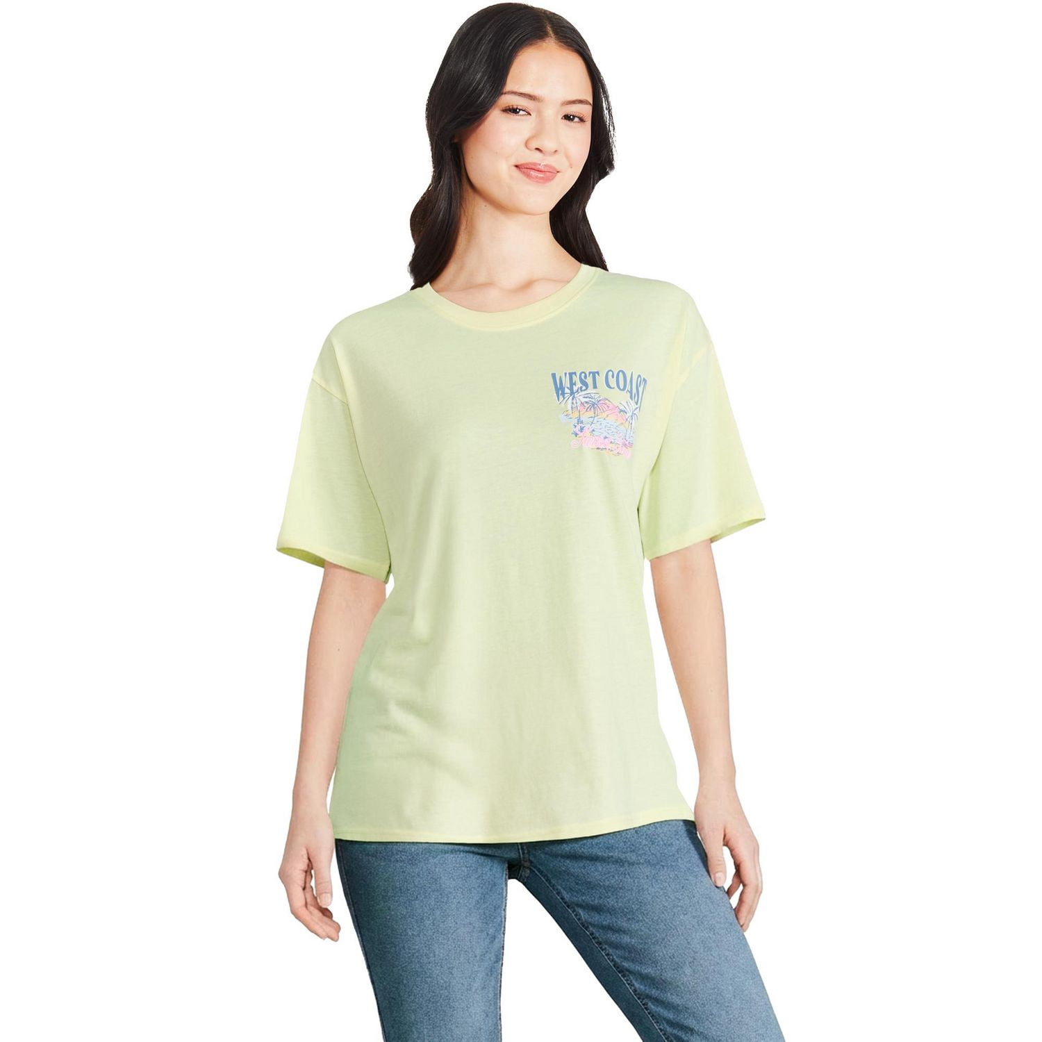 T-shirt West Coast The Pink Closet pour femmes